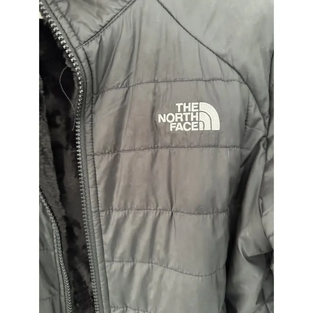 The North Face Black Reversible Jacket Small Sherpa